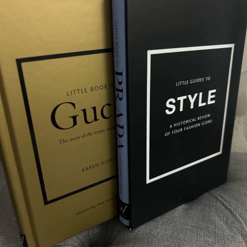 NWOT WELBECA Chanel, Dior, Gucci, Prada Coffee Table/Decorative Book Set - Picture 2 of 4